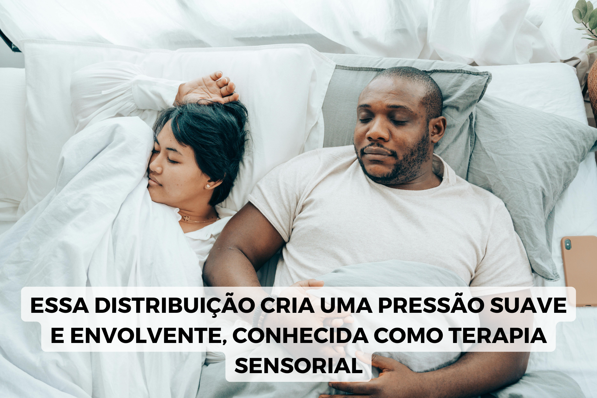 cobertor pesado pressão